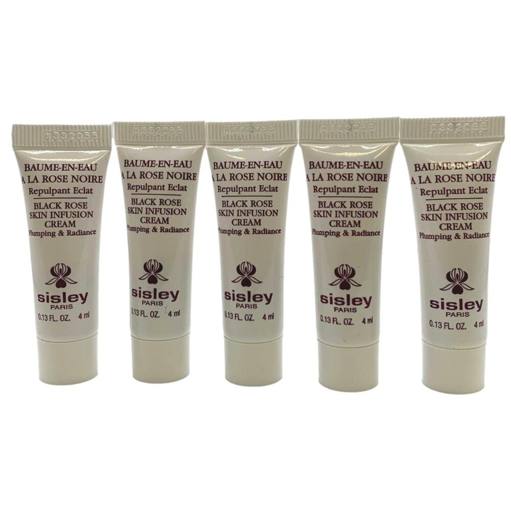 5 X Sisley Black Rose Skin Infusion Cream Plumping & Radiance Samples 4ml Ea NEW